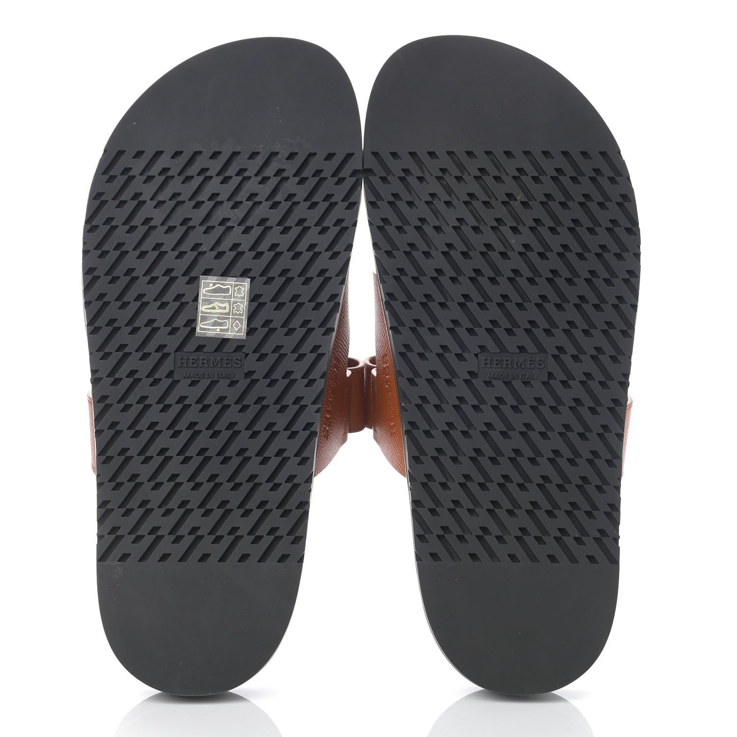 Hermes Epsom Womens Chypre Sandals 39.5 Natural 5 of 12