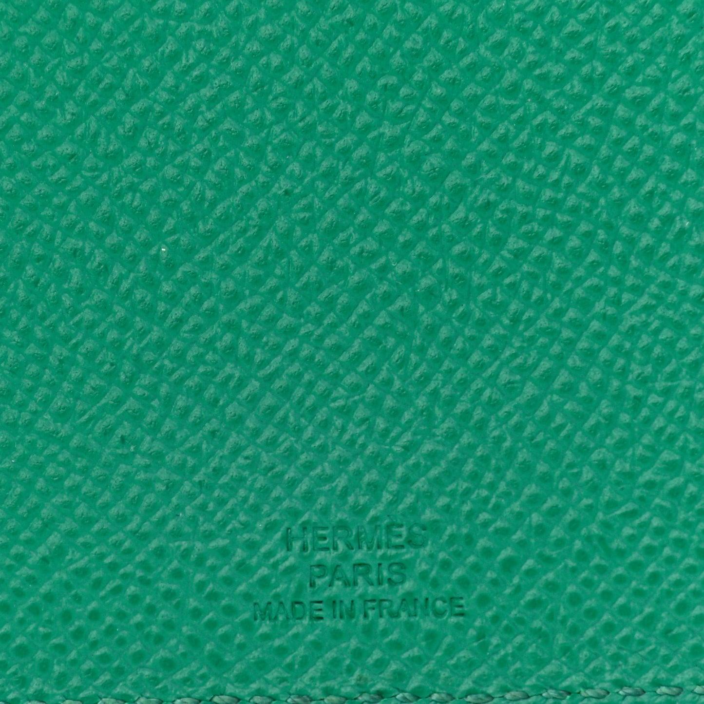 Epsom Tarmac Dot PM Passport Holder Vert Jade Lime