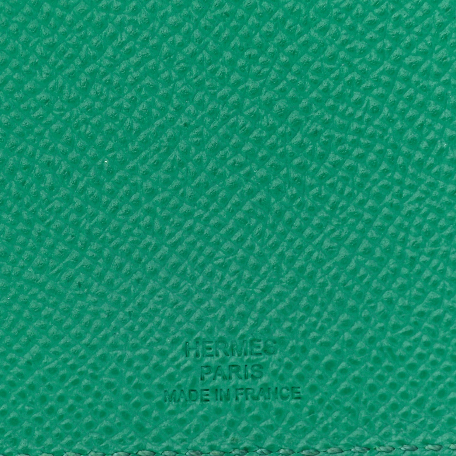 Hermes Epsom Tarmac Dot PM Passport Holder Vert Jade Lime 6 of 6