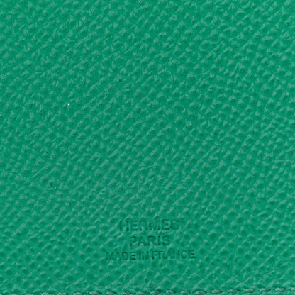 Hermes Epsom Tarmac Dot PM Passport Holder Vert Jade Lime 6 of 6