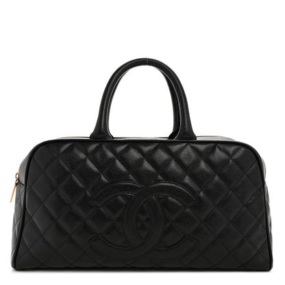 Chanel Caviar Quilted Large Bowler Black 1 of 12