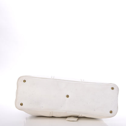 Saint Laurent Calfskin Oversized Muse White 21 of 25