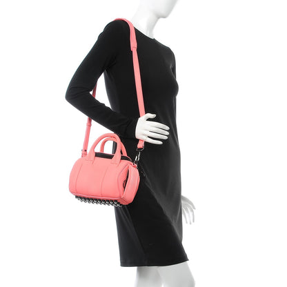 Alexander Wang Pebbled Lambskin Mini Rockie Fluo Coral 3 of 9