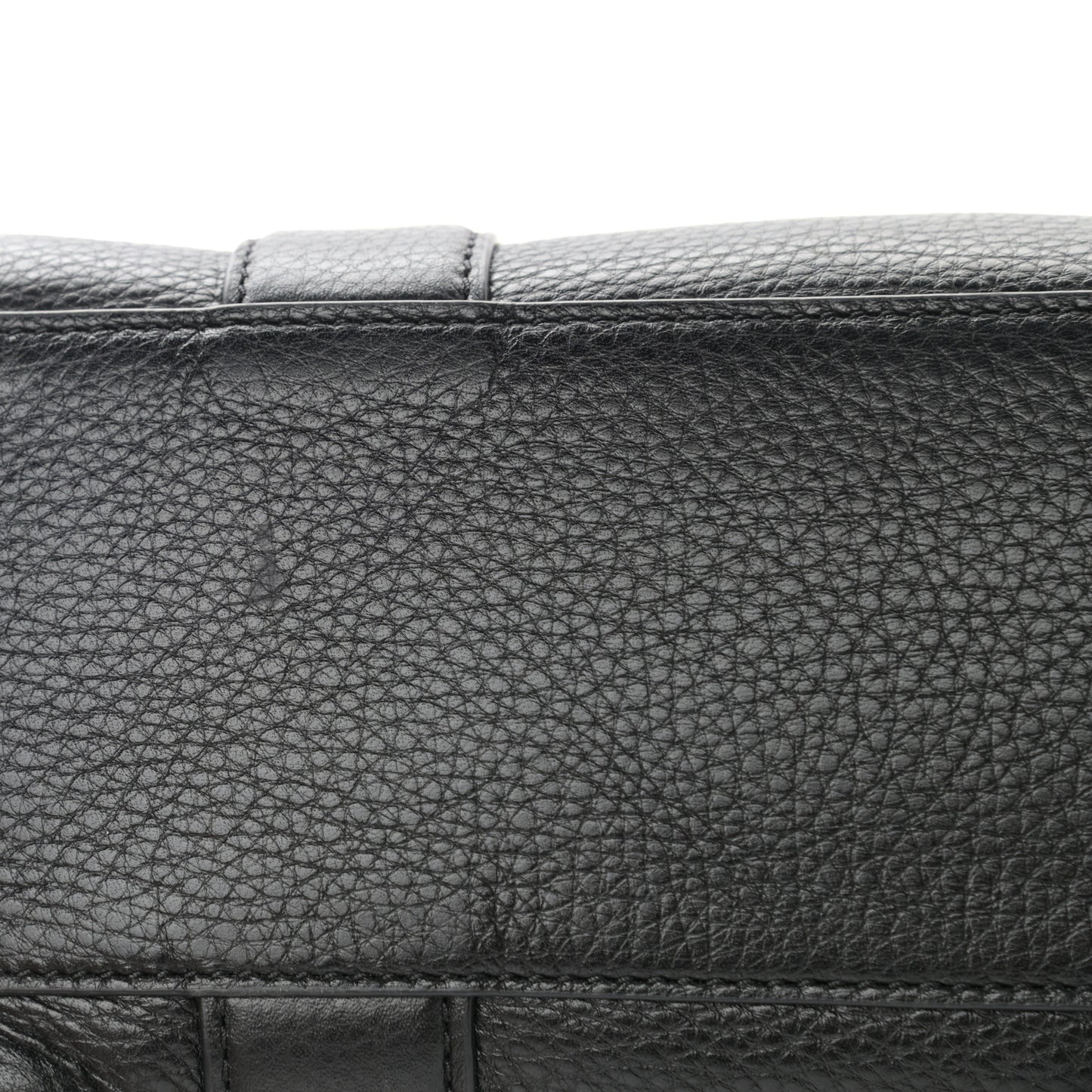 Grained Calfskin Small The Tote Bag Black