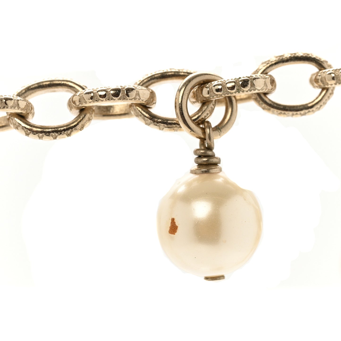 CC Medallion 100 Anniversary Chain Necklace Gold