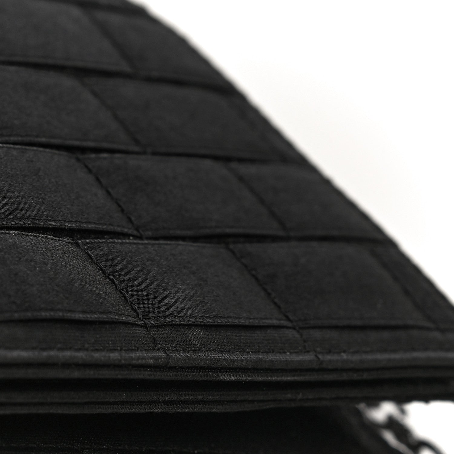 Chanel Satin Ribbon Evening Clutch Black 13 of 13