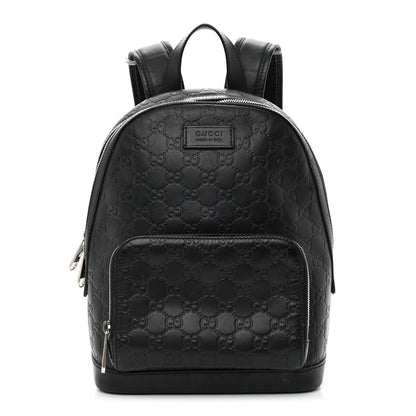 Gucci Guccissima Signature Small Day Backpack Black 1 of 11