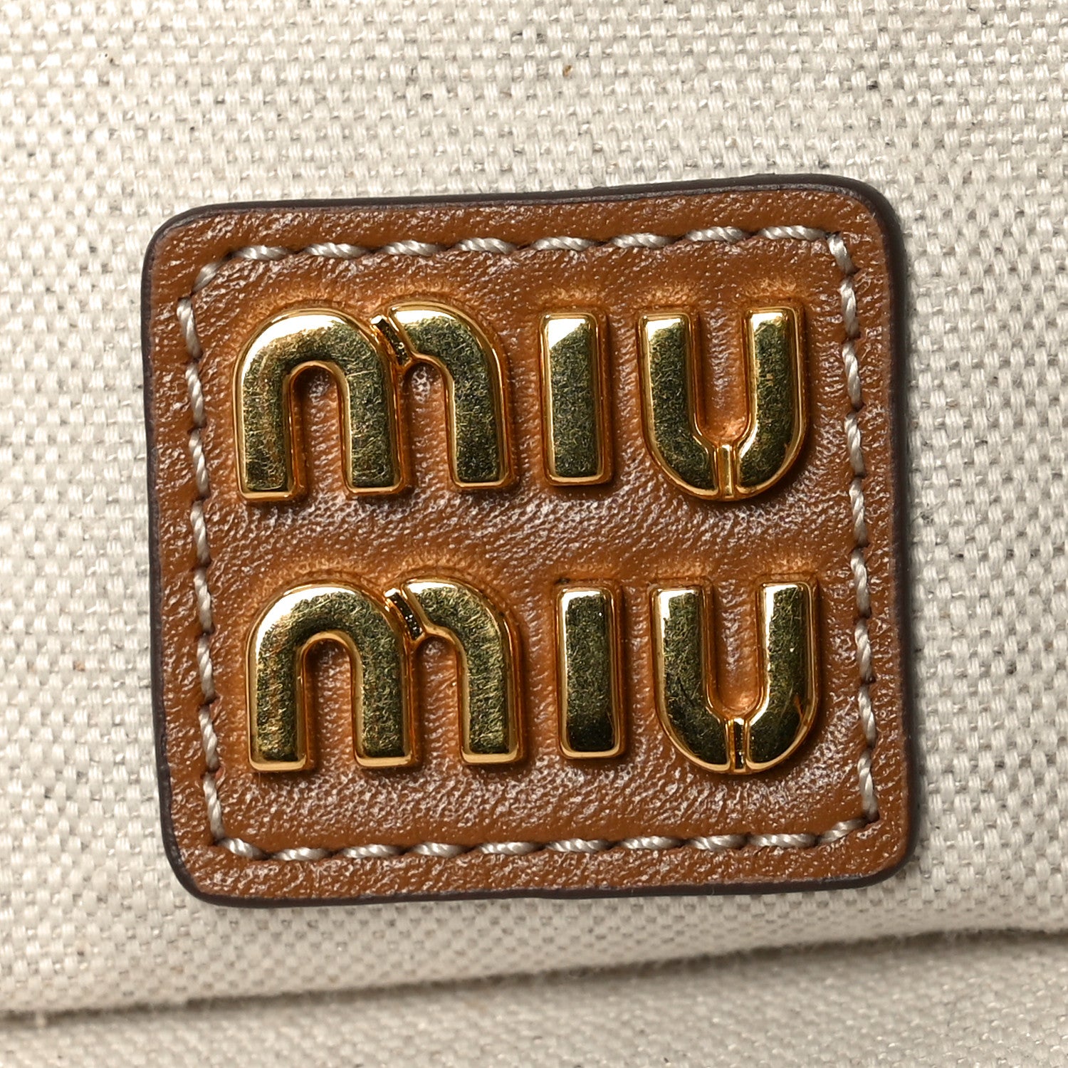 Miu Miu Nappa Ivy Bag Cognac 6 of 9