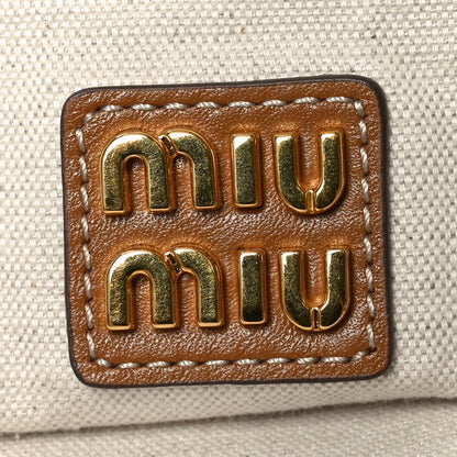 Miu Miu Nappa Ivy Bag Cognac 6 of 9