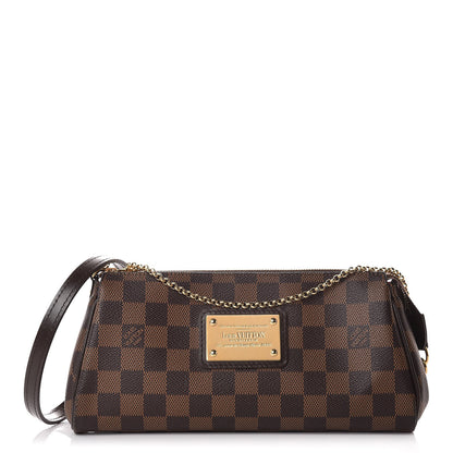 Louis Vuitton Damier Ebene Eva Clutch 1 of 10