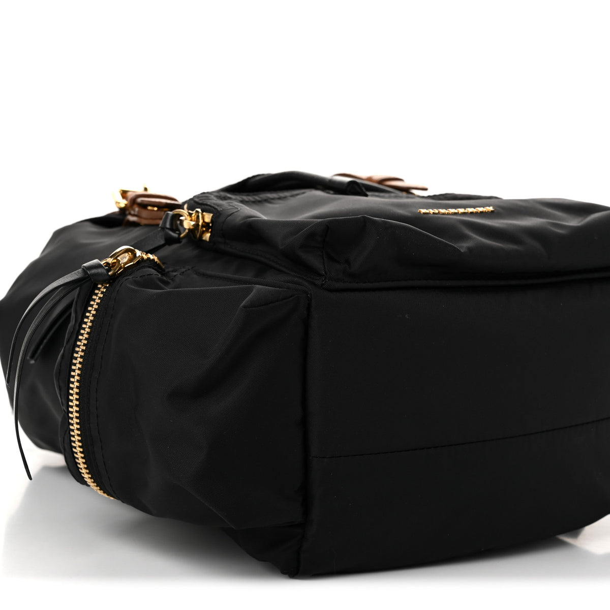 Nylon Medium Rucksack Backpack Black
