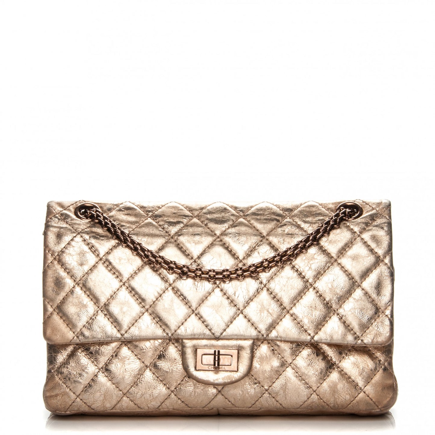 Metallic Aged Calfskin 2.55 Reissue 226 Flap Gold