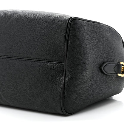 Louis Vuitton Empreinte Monogram Giant Speedy Bandouliere 25 Black 8 of 12