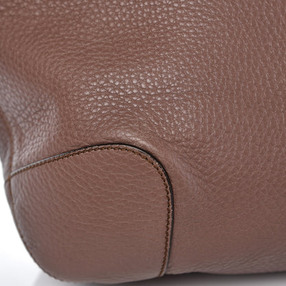 Gucci Pebbled Calfskin Medium Soho Chain Hobo Dark Cipria 11 of 11