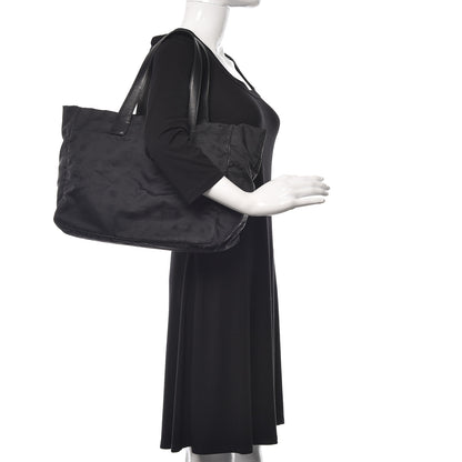 Chanel Nylon Large Travel Tote Black 2 of 12