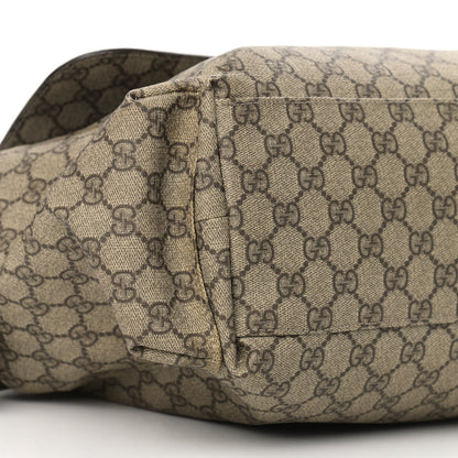 Gucci GG Plus Monogram Messenger Diaper Bag Dark Brown 10 of 18