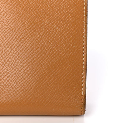 Hermes Epsom Bearn Gusset Wallet Gold 14 of 16