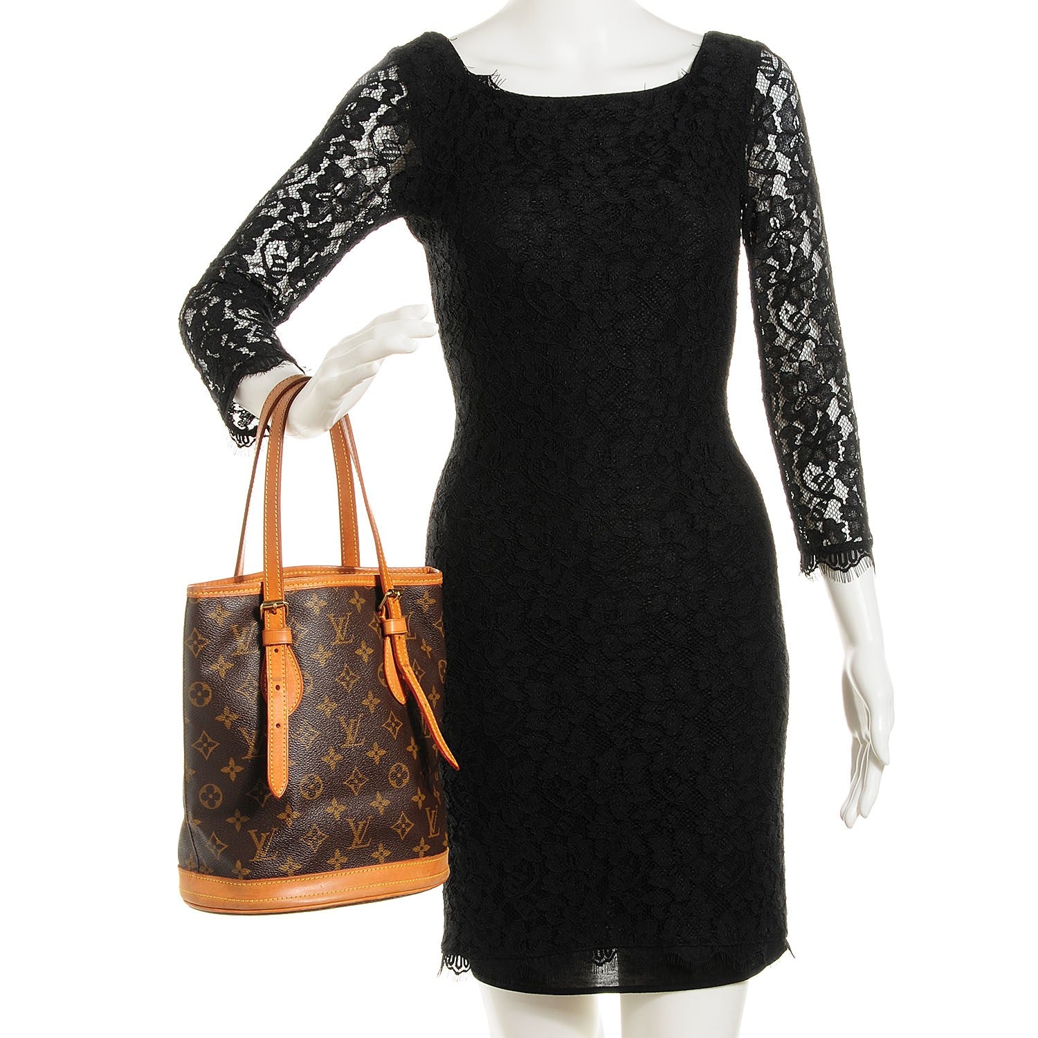Louis Vuitton Monogram Petit Bucket 23 2 of 7