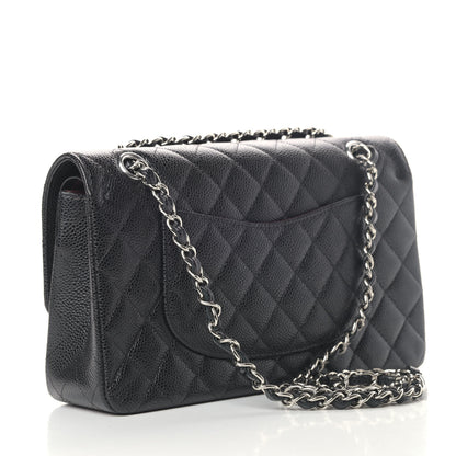 Chanel Caviar Quilted Medium Double Flap Black 2 of 5