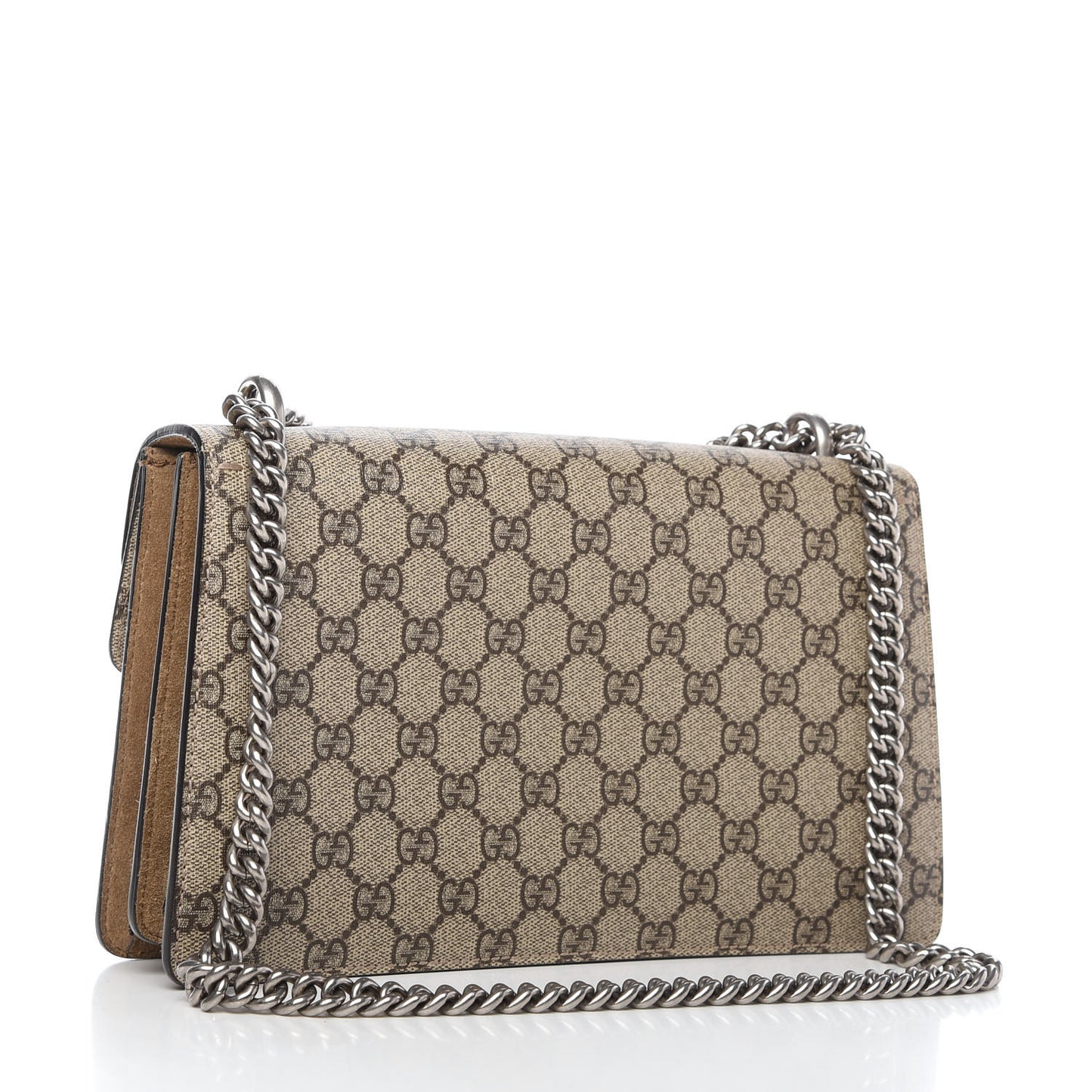 GG Supreme Monogram Small Dionysus Shoulder Bag Taupe
