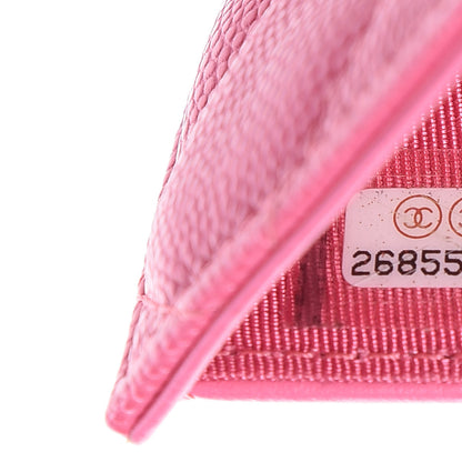 Chanel Caviar Quilted Medium Flap Wallet Pink 7 of 11