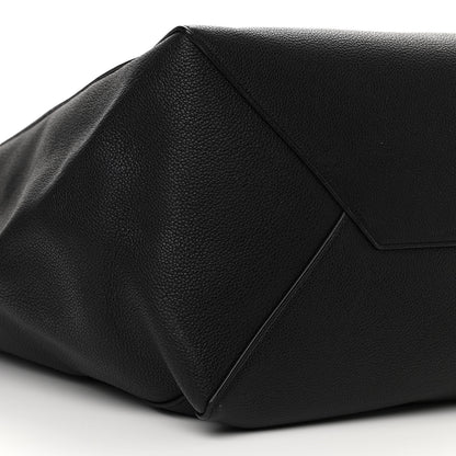Celine Soft Grained Calfskin Medium Belt Cabas Phantom Black 5 of 12