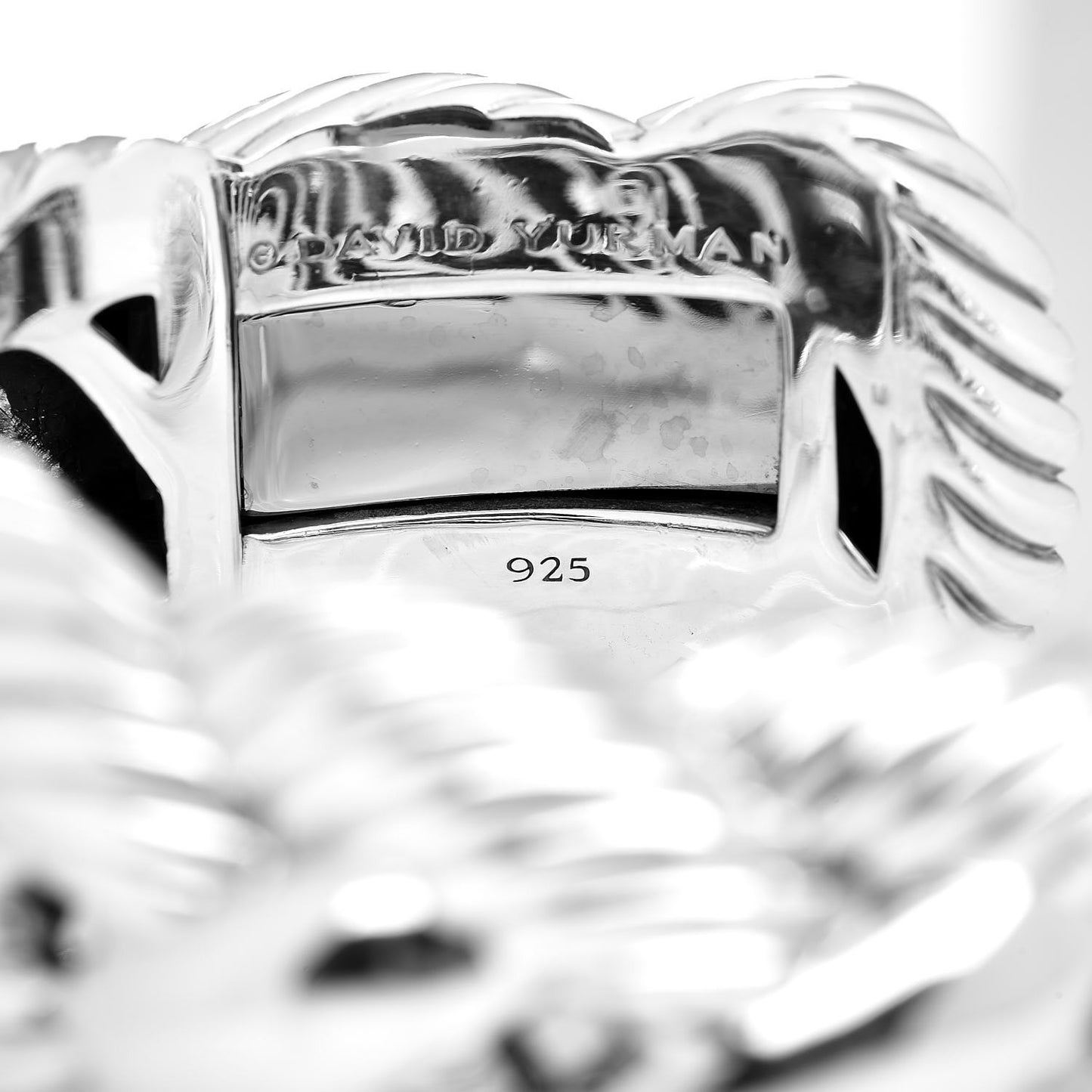 Sterling Silver Large Woven Cable Cuff