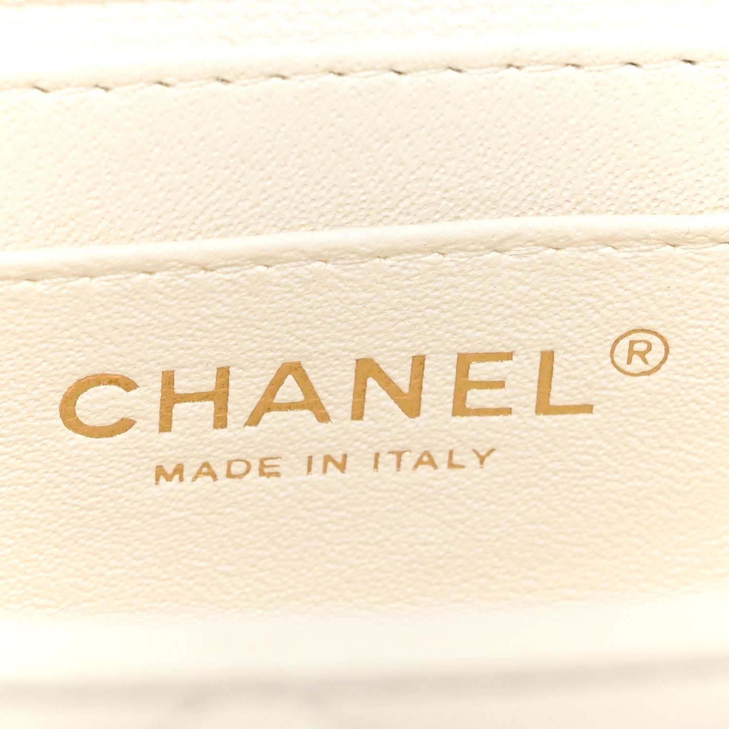 Chanel Lambskin Quilted Mini Rectangular Flap White 6 of 10