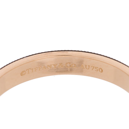Tiffany 18K Rose Gold 3mm Milgrain Wedding Band Ring 58 8.25 4 of 4