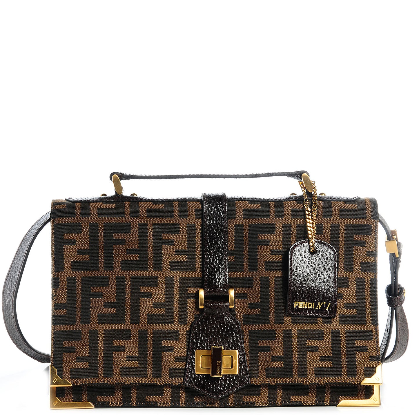 Zucca Vitello Classico No.1 Satchel Tobacco Moro