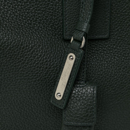 Saint Laurent Grained Calfskin Small Supple Sac De Jour Dark Vert 16 of 16