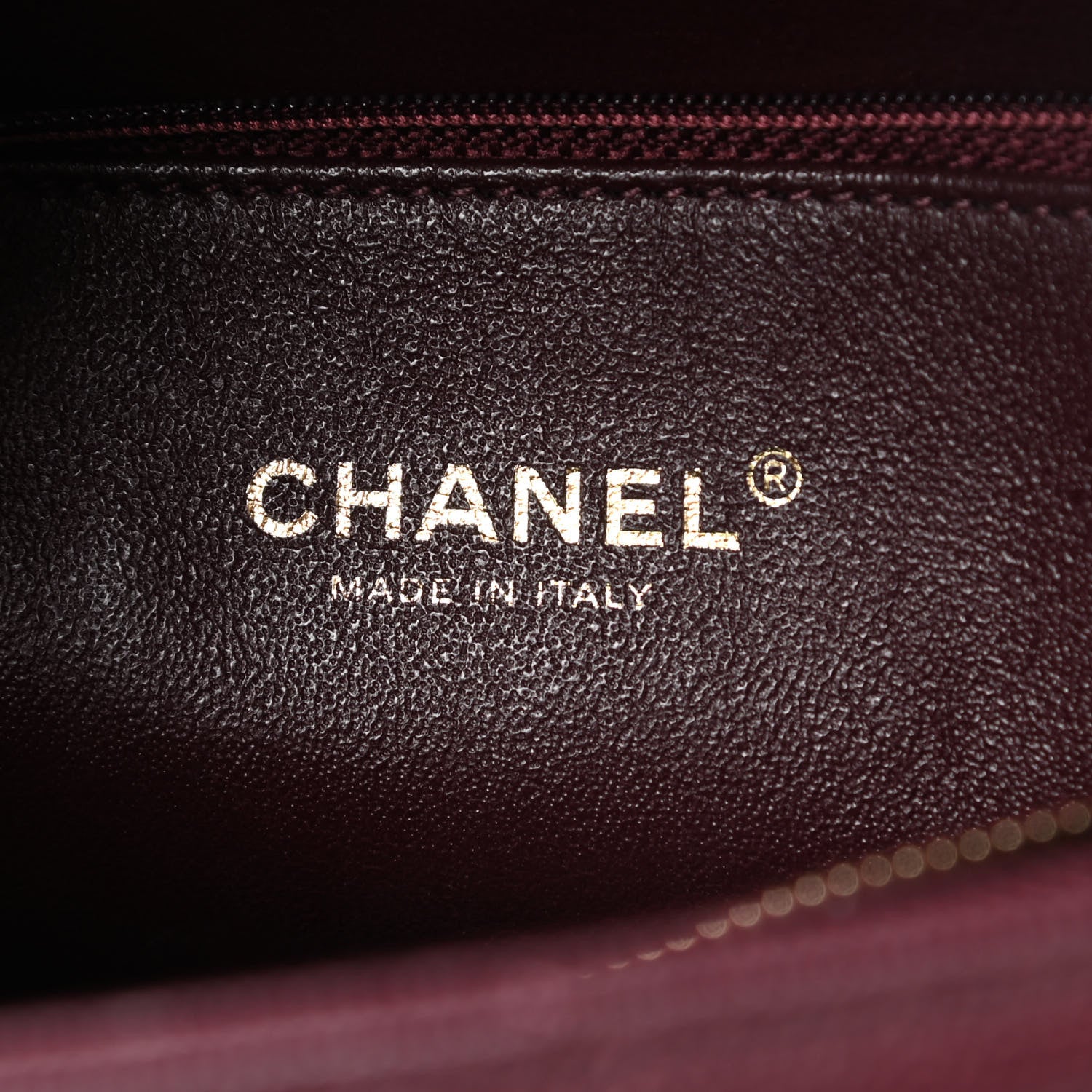 Chanel Caviar Lizard Embossed Quilted Small Coco Handle Flap Burgundy 6 of 11