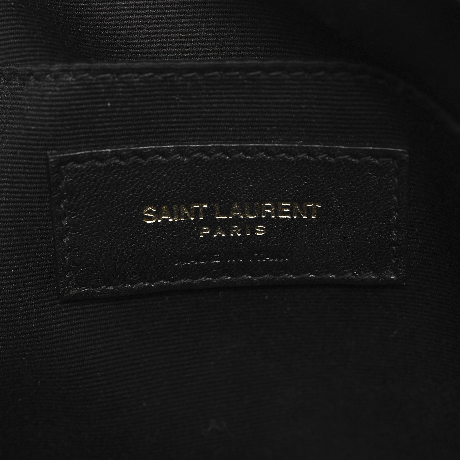Saint Laurent Calfskin Matelasse Monogram Lou Camera Bag Black 6 of 9
