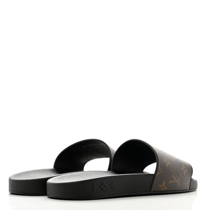 Louis Vuitton Rubber Monogram Mens Waterfront Mules 11 Macassar 5 of 9