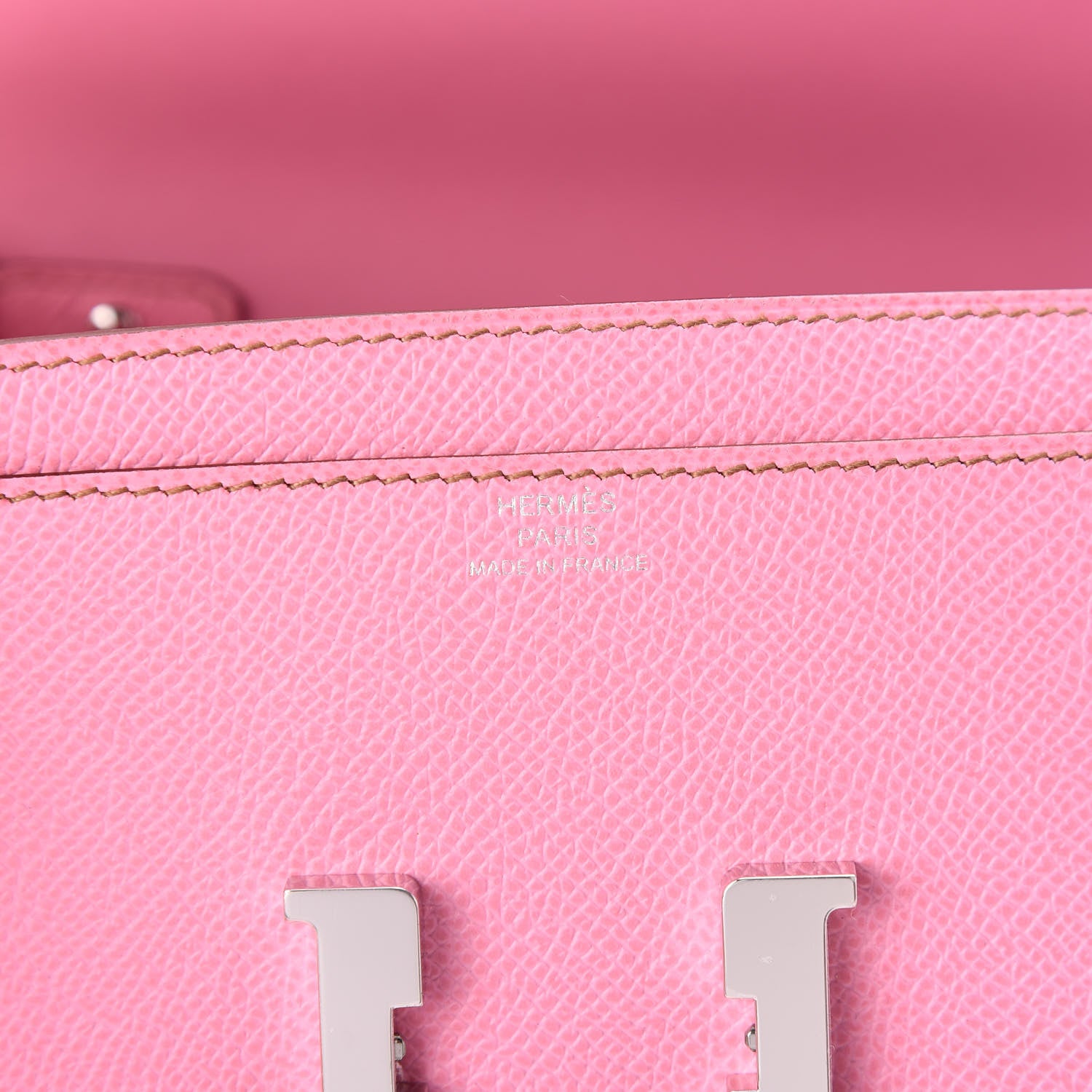 Hermes Epsom Constance Wallet To Go 5P Pink 4 of 6