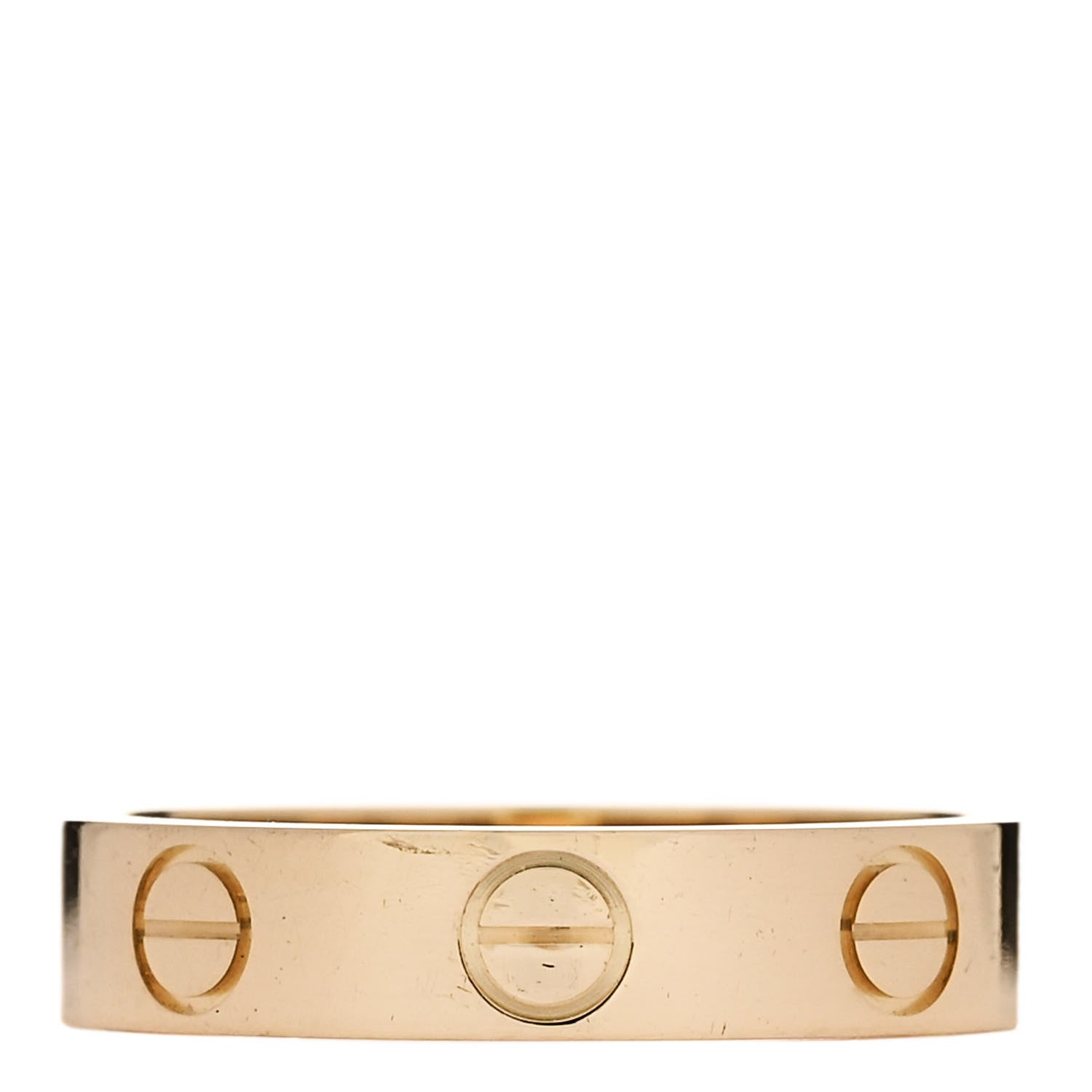 Cartier 18K Yellow Gold 3.5mm LOVE Wedding Band Ring 47 4 4 of 5
