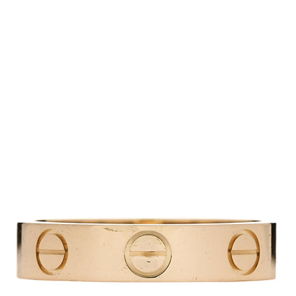 Cartier 18K Yellow Gold 3.5mm LOVE Wedding Band Ring 47 4 4 of 5