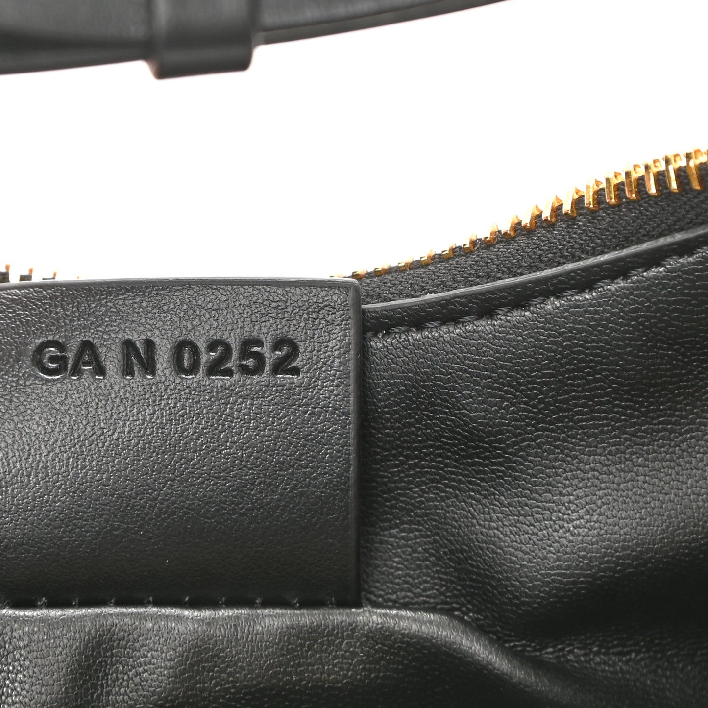 Coated Canvas Logo 4G Embossed Small Moon Cut Out Shoulder Bag Black