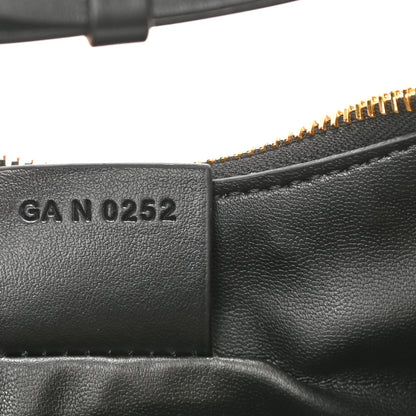 Givenchy Coated Canvas Logo 4G Embossed Small Moon Cut Out Shoulder Bag Black 7 of 10