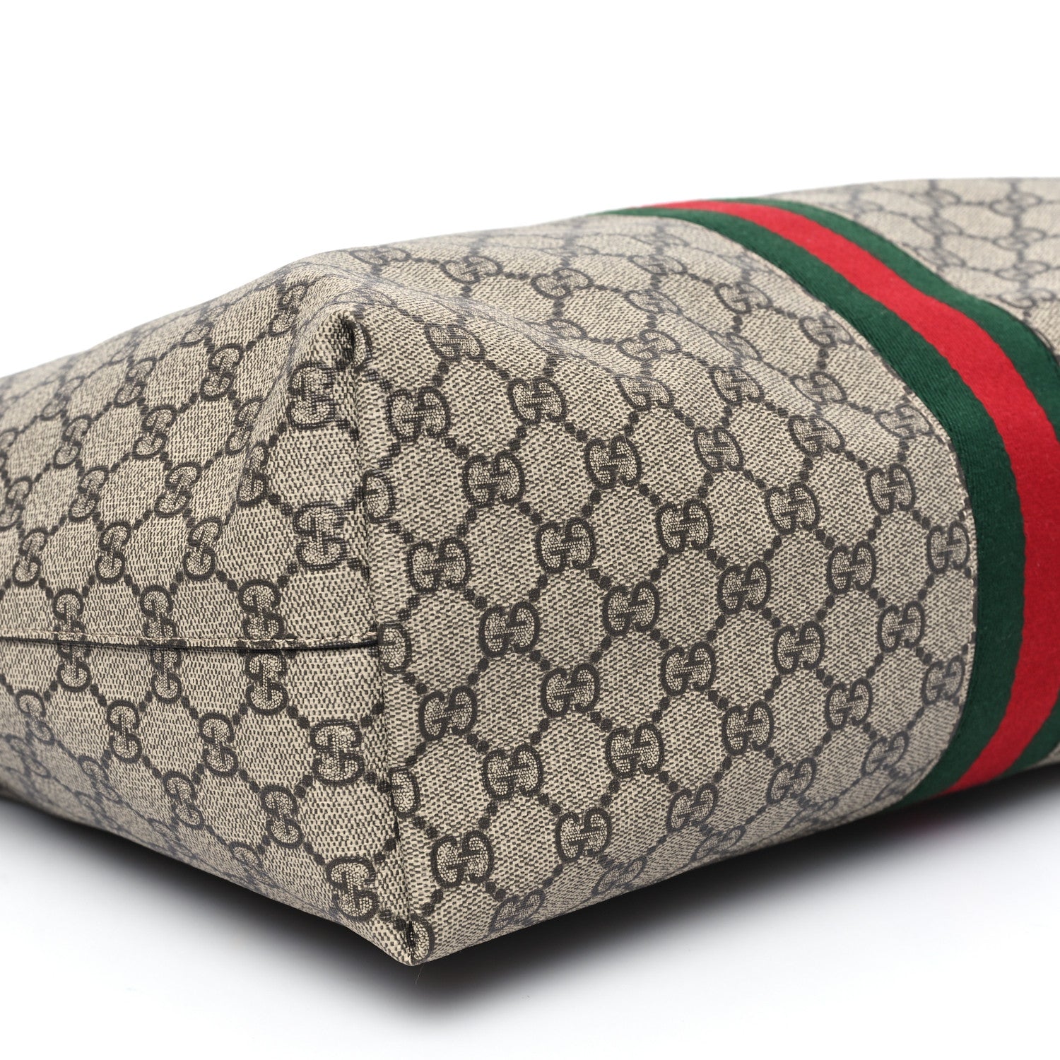 Gucci GG Supreme Monogram Medium Ophidia Shopping Tote Brown 9 of 10