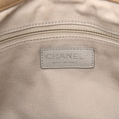 Chanel Iridescent Calfskin Small Sea Hit Tote Beige 6 of 12