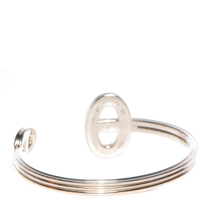Hermes Sterling Silver Chaine d'Ancre 24 Cuff SH 3 of 4