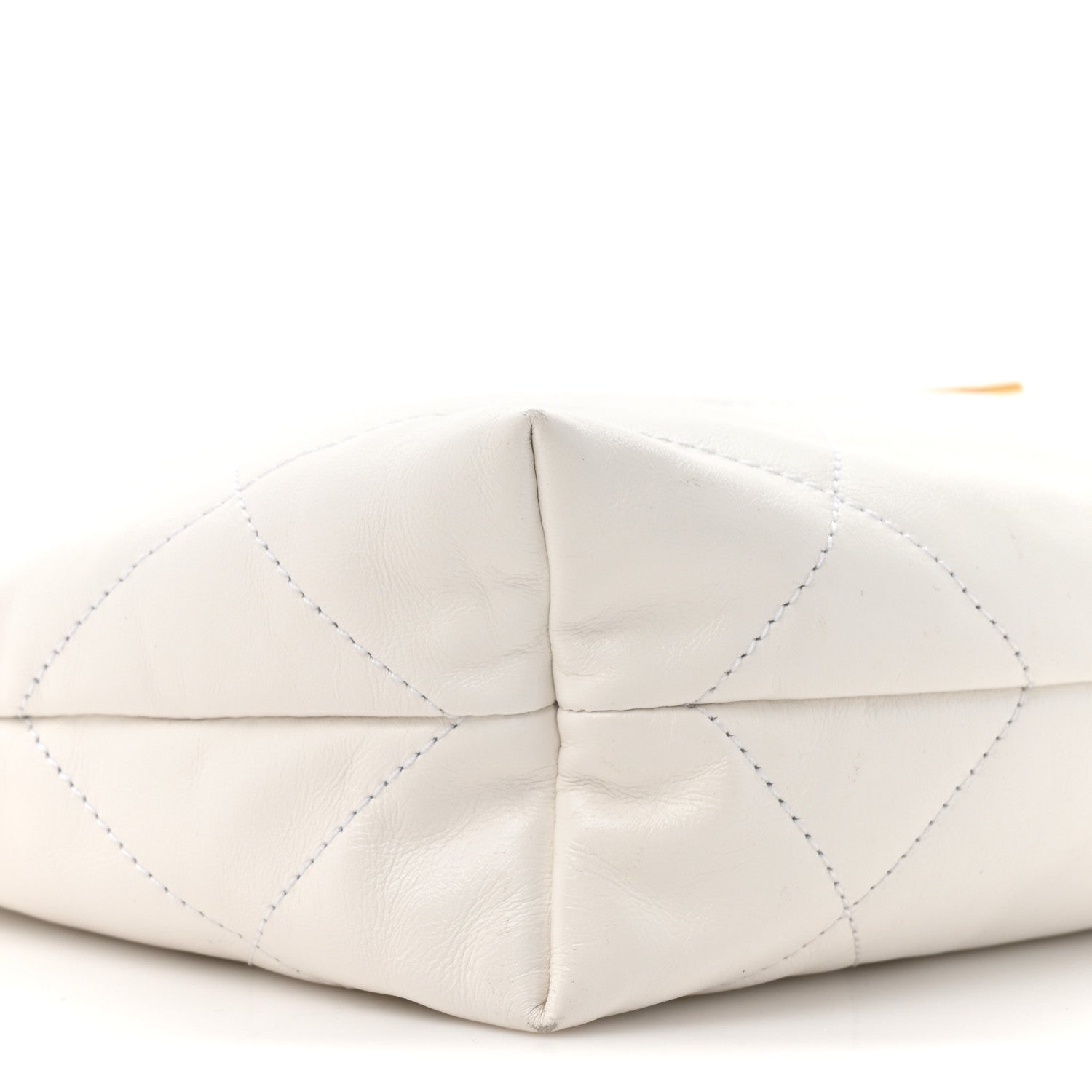 Chanel Shiny Calfskin Quilted Small Chanel 22 White 11 of 14