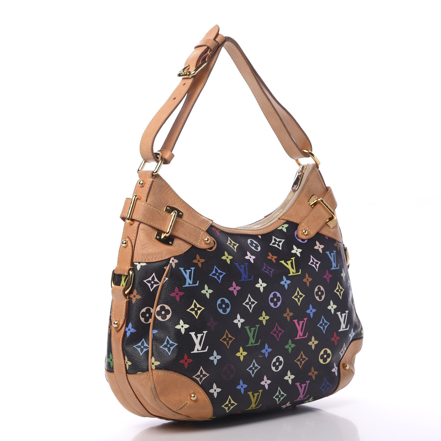 Louis Vuitton Monogram Multicolor Greta Black 2 of 18