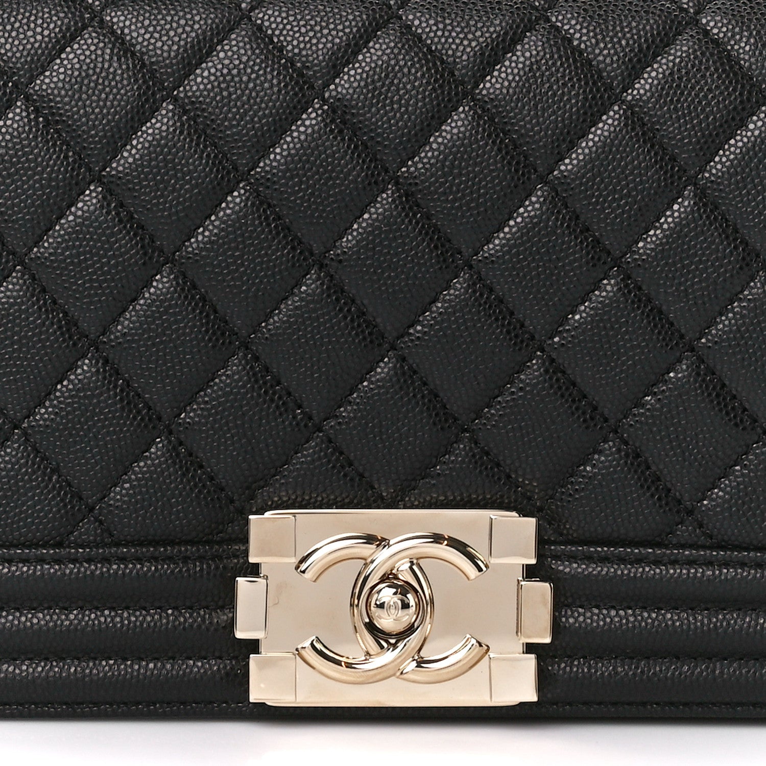 Chanel Caviar Quilted Medium Boy Flap Black 8 of 10