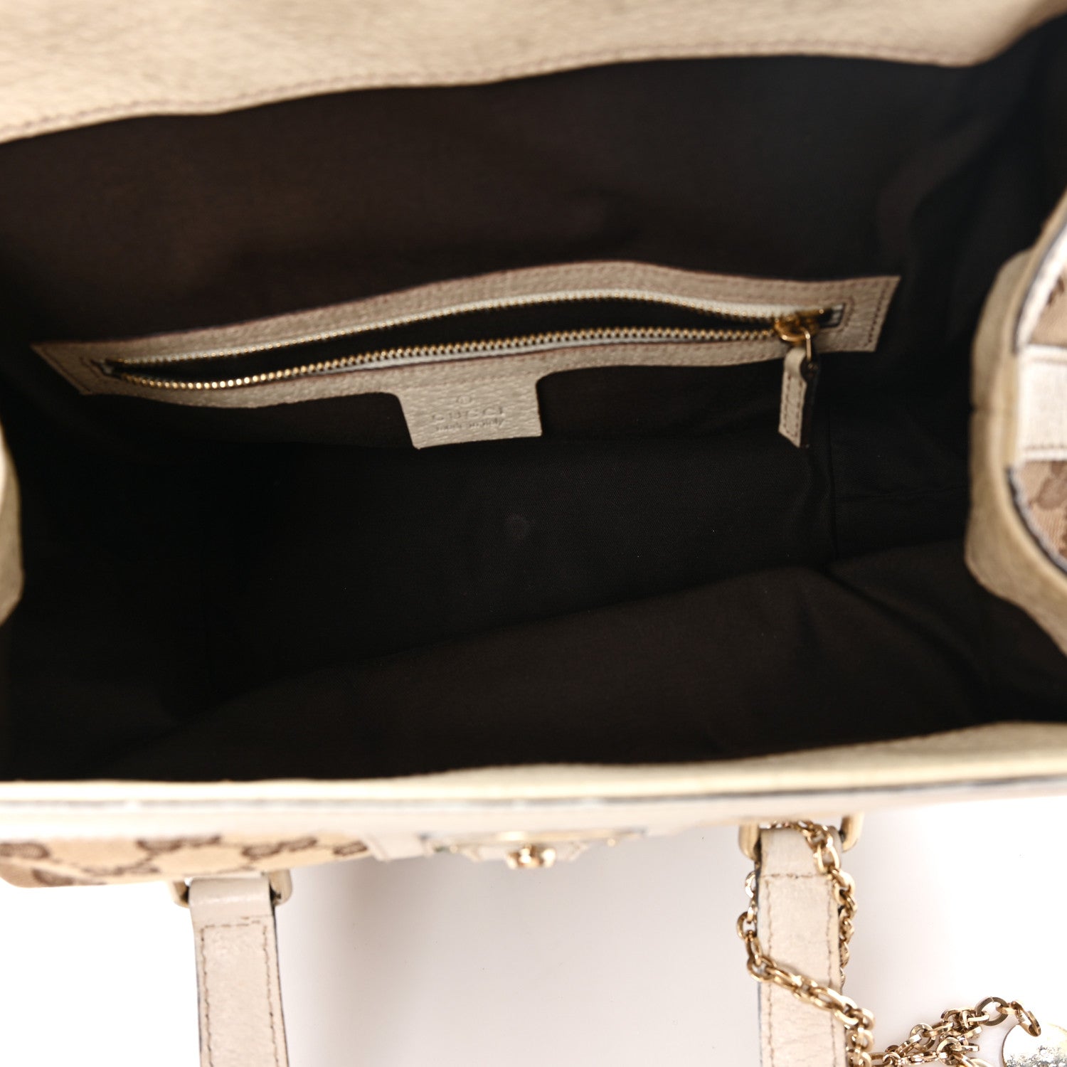 Gucci Monogram Web Treasure Boston Tote Off White 5 of 10