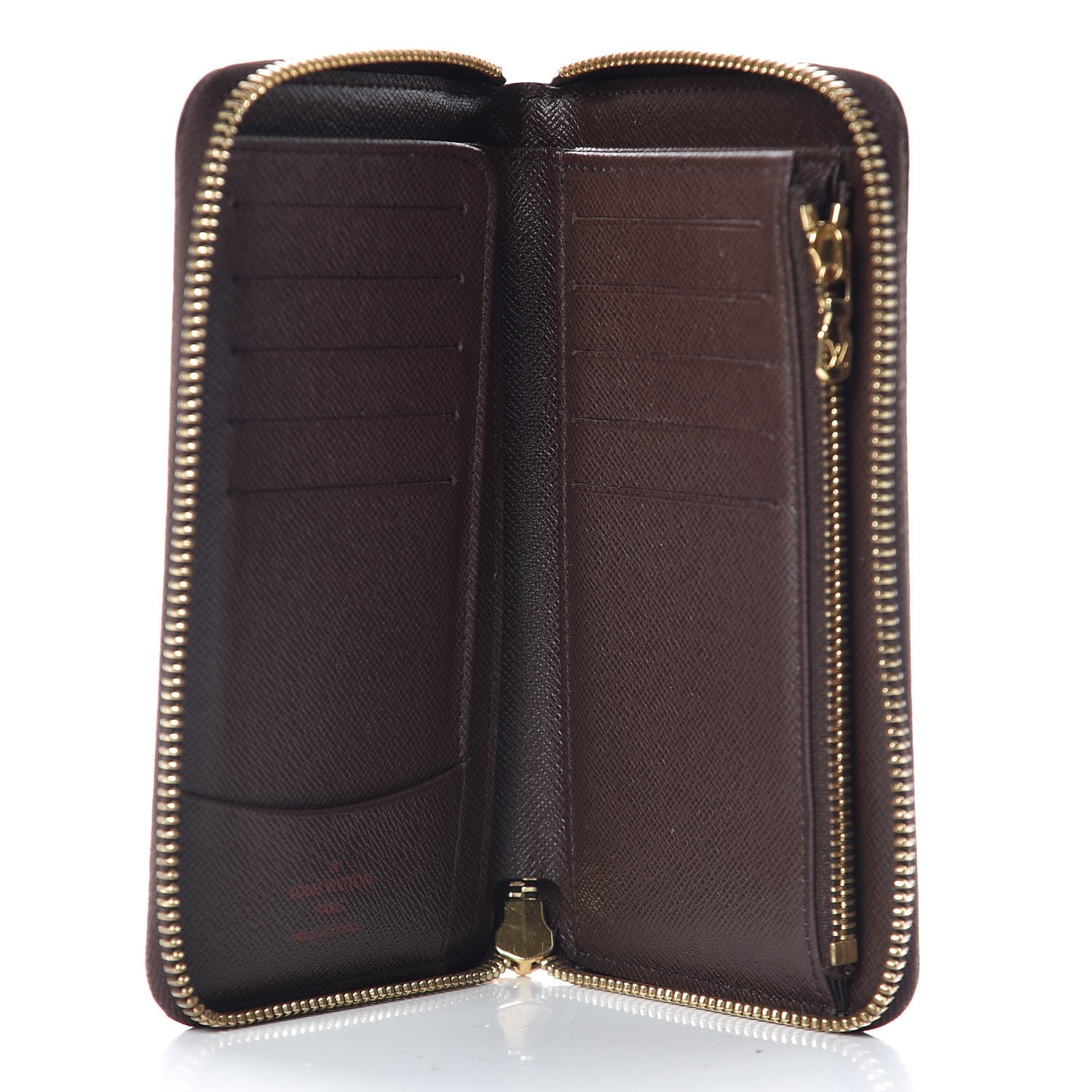 Louis Vuitton Damier Ebene Zippy Compact Wallet 5 of 9