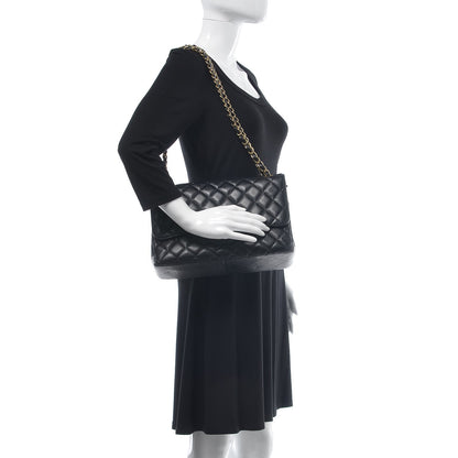 Chanel Caviar Quilted Jumbo Double Flap Black 3 of 11