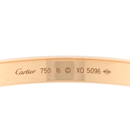 Cartier 18K Yellow Gold LOVE Bracelet 16 3 of 5