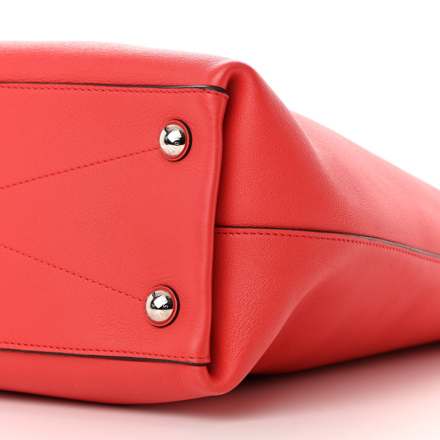 Louis Vuitton Veau Soie Calfskin Parnassea Bagatelle Hobo Capucine 10 of 15